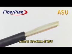 Außen Single Sheath Außen Fiber Optic Kabel Mini-Adss ASU 2-12 Kerne